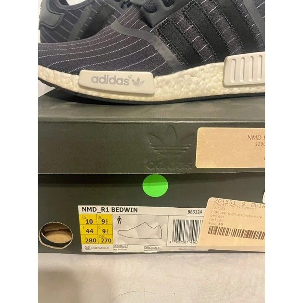 adidas NMD R1 x Bedwin & The Heartbreakers – Black – Men’s 10 NEW (yellowing)